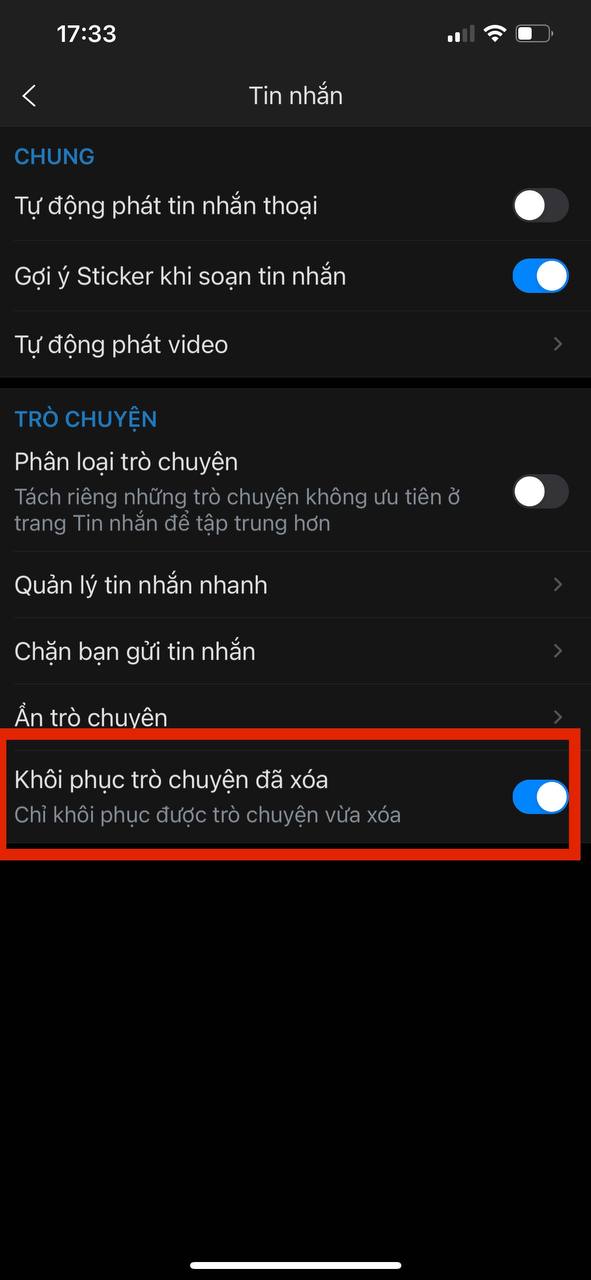 Cách khôi phục tin nhắn đã xoá trên Zalo chỉ trong nháy mắt - Ảnh 3.