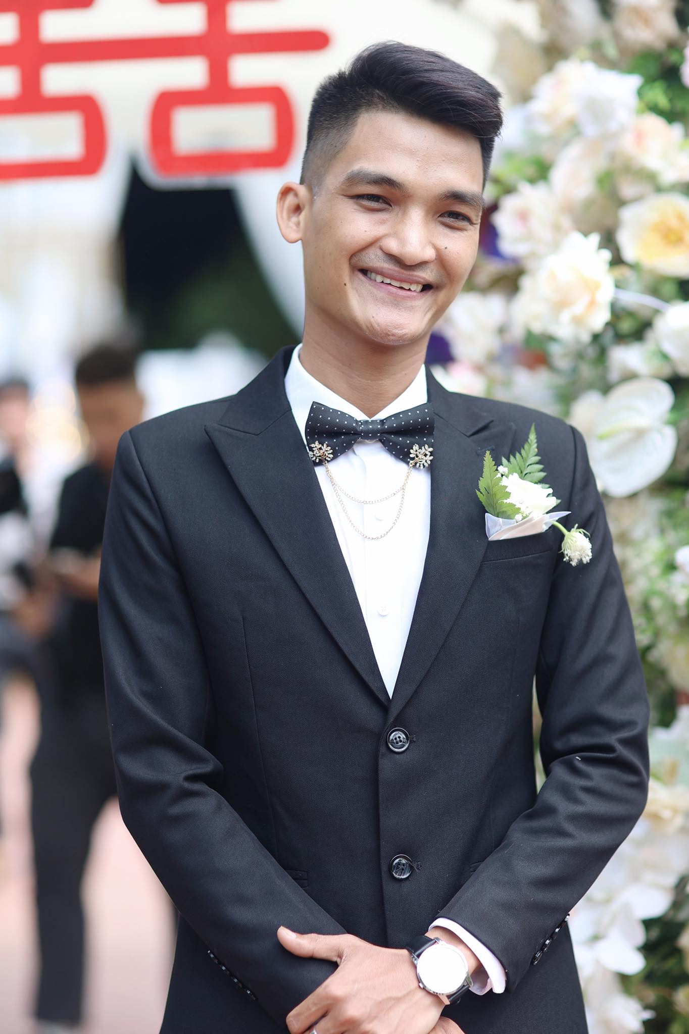 L&acirc;m Vỹ Dạ v&agrave; d&agrave;n sao dự đ&aacute;m cưới Mạc Văn Khoa ở Hải Dương  - Ảnh 14.