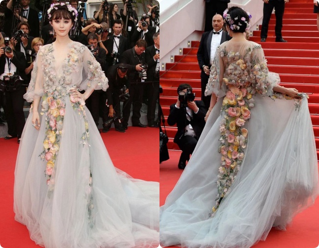 Pham Bang Bang at Cannes Film Festival: As beautiful as a fairy, but also a few times when she dressed badly - Photo 7.