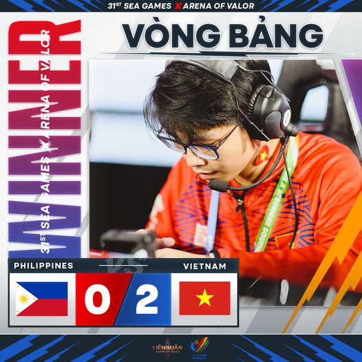 Vietnam's Lien Quan had its first victory at SEA Games 31, and Lien Quan's female fans were on fire on the opening day! - Photo 1. Vietnam's Lien Quan had its first victory at SEA Games 31, and Lien Quan's female fans were on fire on the opening day! - Photo 1.