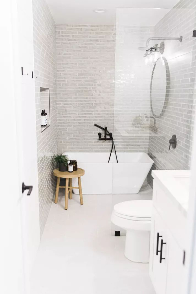 14 minimalist bathrooms capture the hearts of Scandinavian sisters - Photo 3. 14 minimalist bathrooms capture the hearts of Scandinavian sisters - Photo 3.