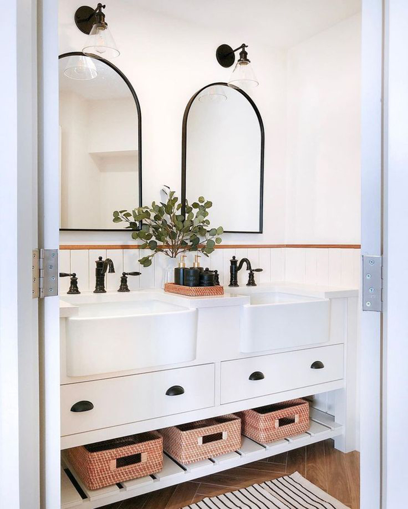 14 minimalist bathrooms capture the hearts of Scandinavian sisters - Photo 10.