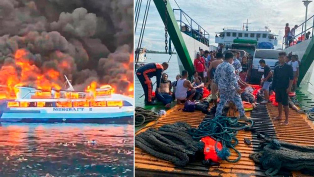 Cháy tàu chở khách tại Philippines, ít nhất 7 người tử vong - Ảnh 1.