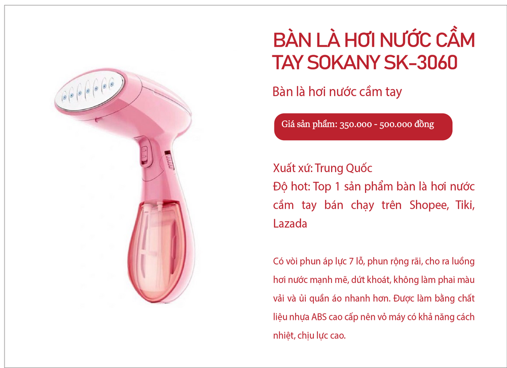 User reviews of portable steam irons: Can high-priced Vietnamese goods beat foreign competitors?  - Photo 3.