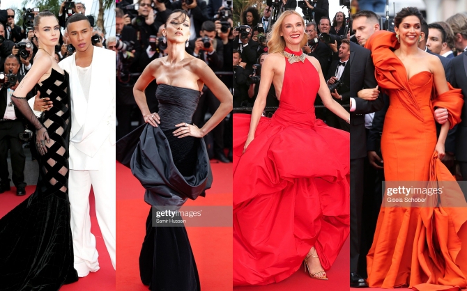 Thảm đỏ Cannes: Bella Hadid đẹp kinh điển so kè "thiên thần" Cara, minh tinh đắt giá nhất Bollywood dẫn đầu dàn mỹ nhân mặc độc lạ