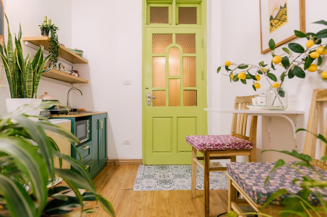 A Hanoi girl renovating a 35m² motel room for only 25 million but surprisingly beautiful - Photo 14.