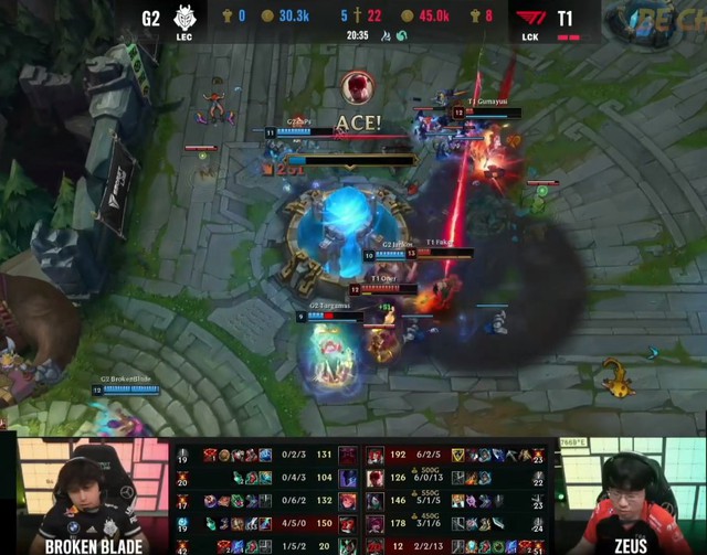 Defeating G2 with an overwhelming 3-0 score, T1 will face RNG in the dream Finals of MSI 2022 - Photo 3.