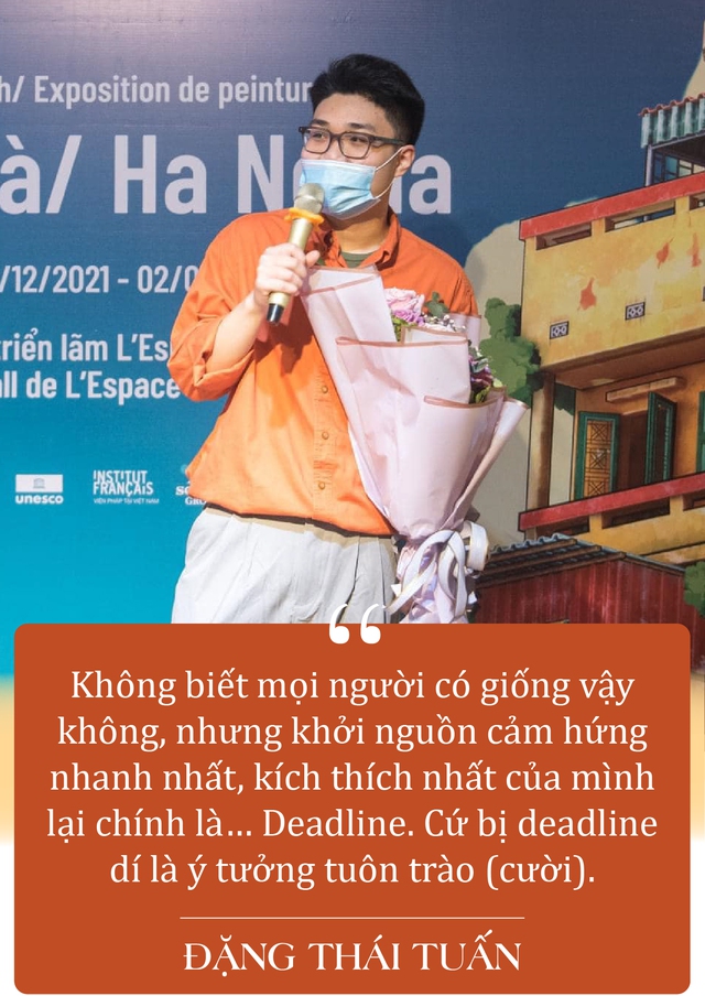 Xuất thân IT, theo đuổi phong cách lạ, hoạ sĩ 22 tuổi sớm có tranh bán đấu giá 8.000 USD: Vốn không định theo nghiệp cầm cọ vì sợ… nghèo  - Ảnh 5.