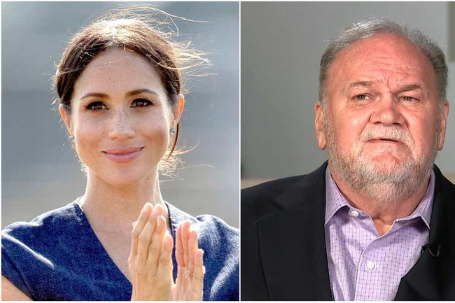 Meghan Markle suddenly healed with her biological father after 4 years of being cold, the details of the incident caught attention - Photo 1.