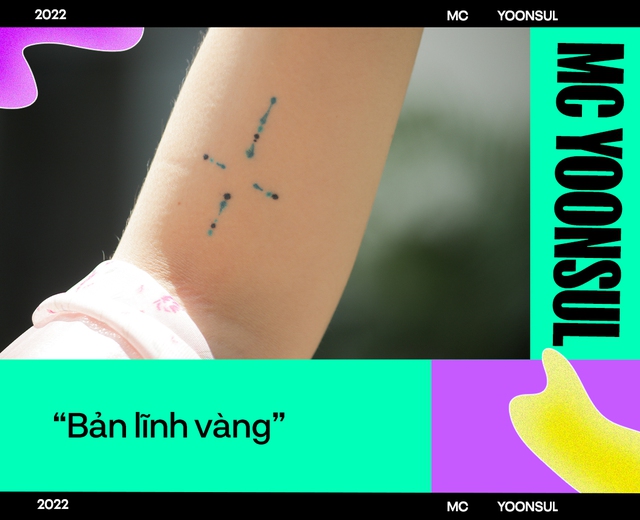 Chuyện chưa kể: Hình xăm lạ trên cánh tay và tuyên ngôn về “bản lĩnh vàng” của MC Yoonsul - Ảnh 9.