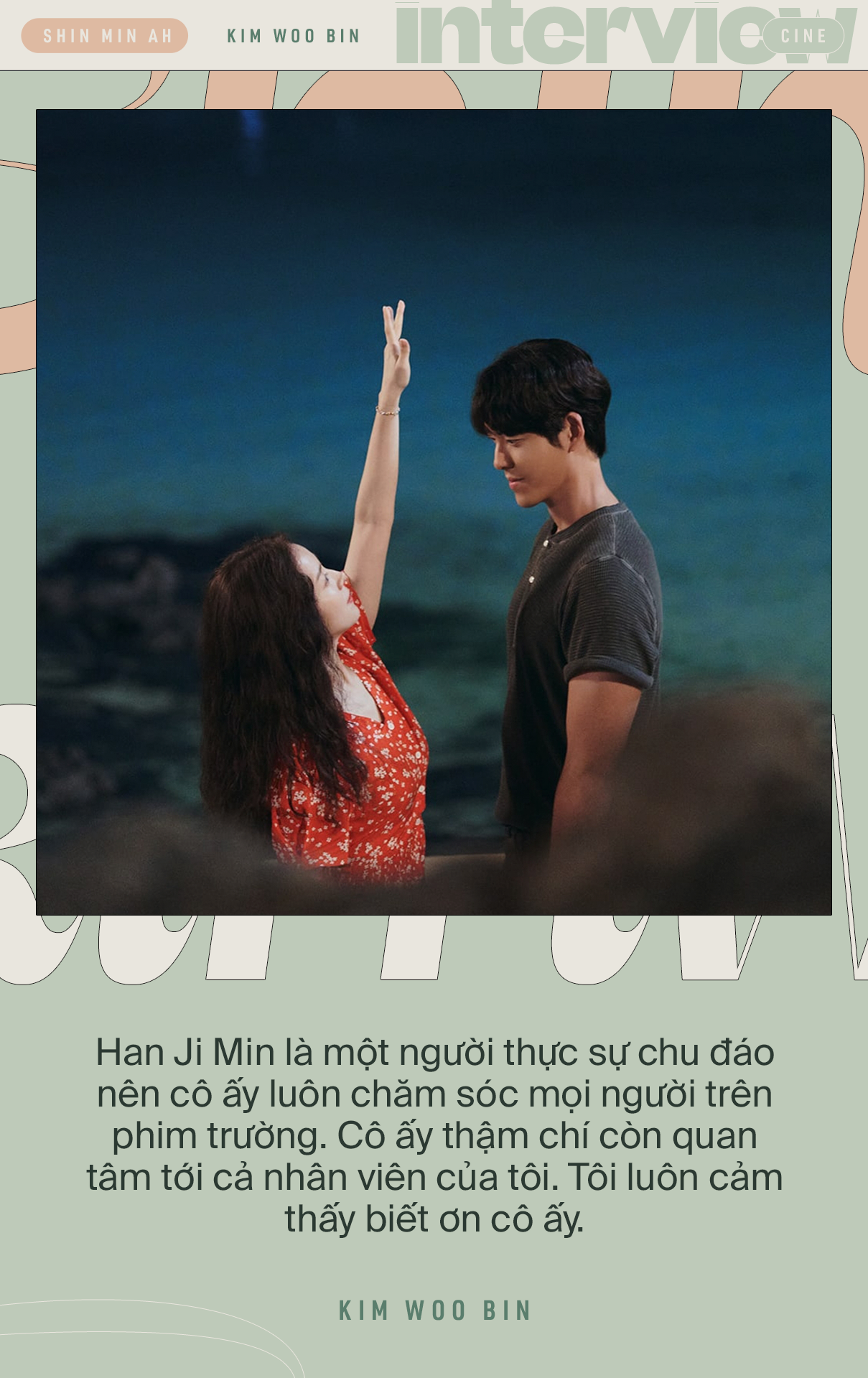 Interview with Shin Min Ah - Kim Woo Bin: Happiness is living with the person you love without any obstacles - Photo 5.