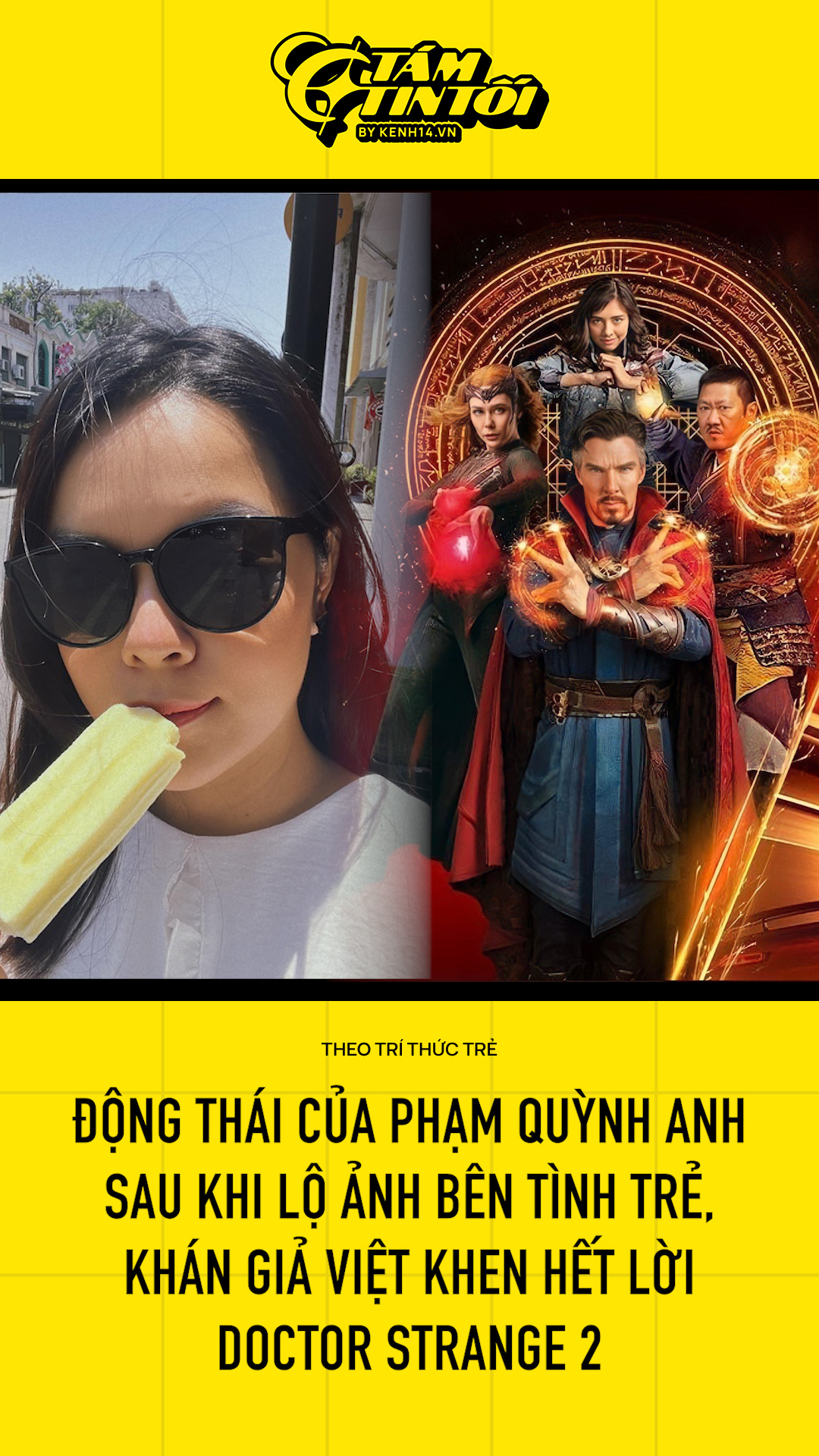 thumbnail - Động thái của Phạm Quỳnh Anh sau khi lộ ảnh bên tình trẻ, khán giả Việt khen hết lời Doctor Strange 2