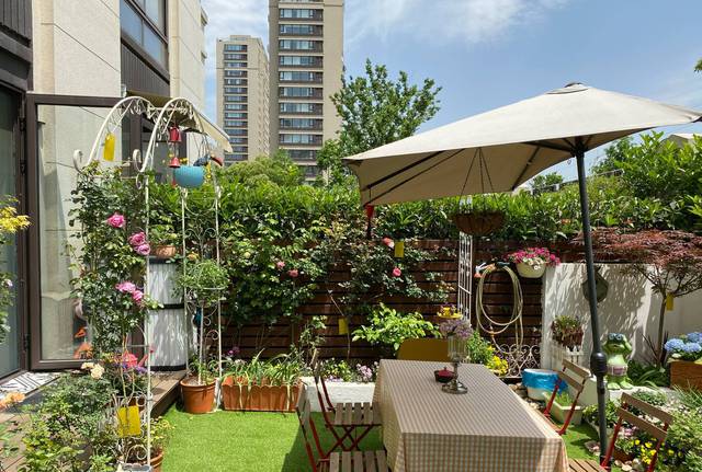 Cặp vợ chồng chi gần 200 triệu đồng cải tạo sân vườn rộng 40m², nhìn vào thành quả mới thấy hoàn toàn đáng giá - Ảnh 5.