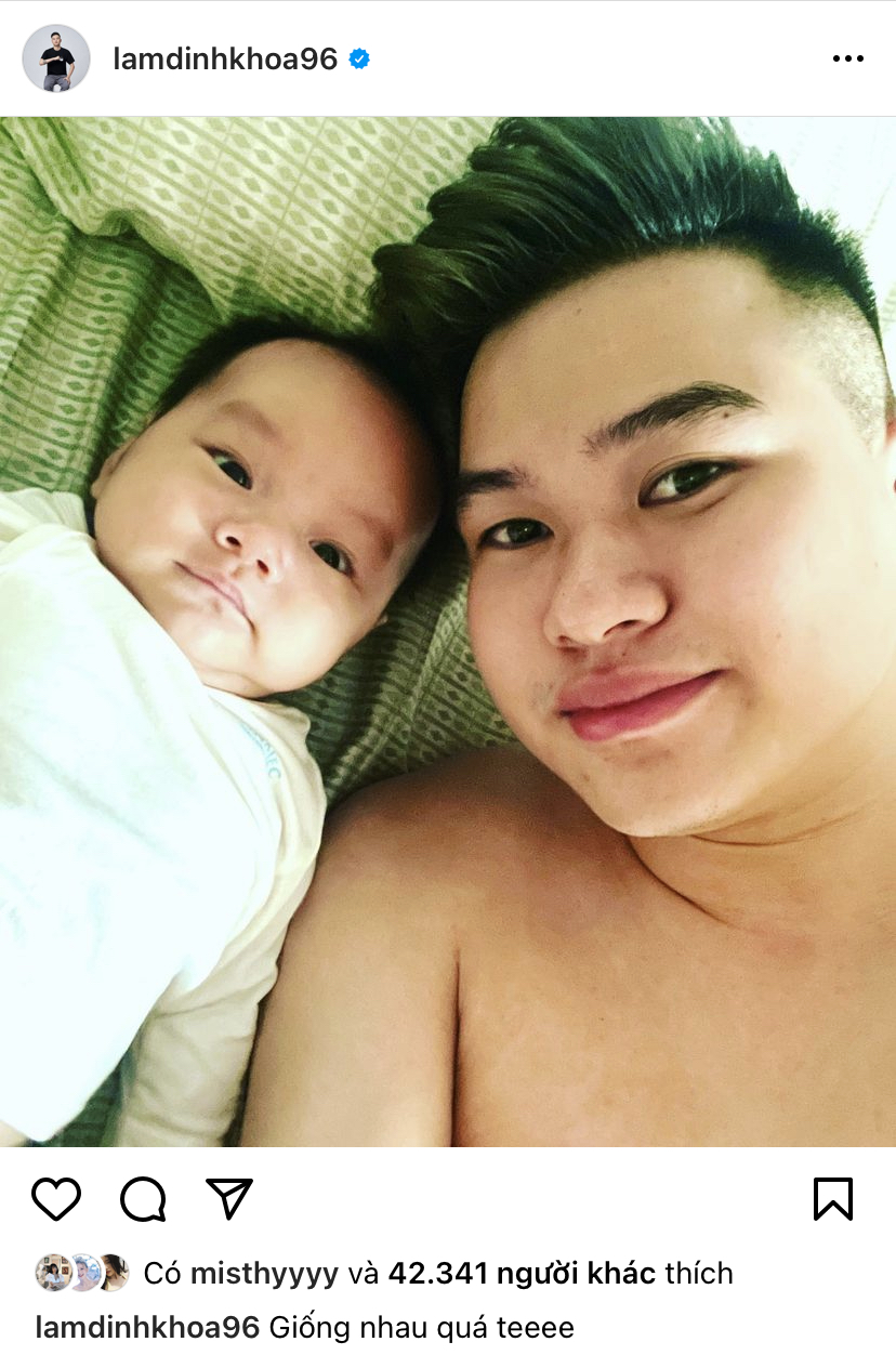 Rambo beamed with his son, Linh Ngoc Dam exclaims that Tran Meo is surrogacy - Photo 4. Rambo beamed with his son, Linh Ngoc Dam exclaims that Tran Meo is surrogacy - Photo 4.