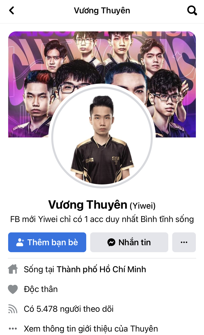 Winning the DTDV and winning the FMVP title, Yiwei still had to cry because his Facebook account was evaporated - Photo 2. Winning the DTDV and winning the FMVP title, Yiwei still had to cry because his Facebook account was evaporated - Photo 2.