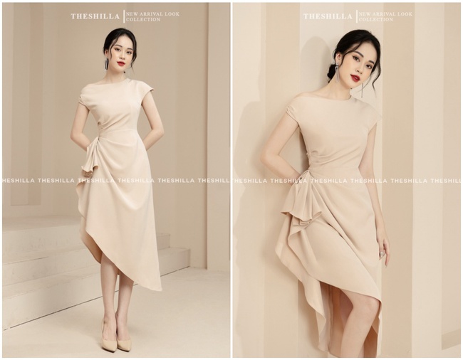 Giảm giá Váy trắng nữ thiết kế Jina Dress dáng xoè dự tiệc,đi cưới,sự kiện  - Mua Thông Minh