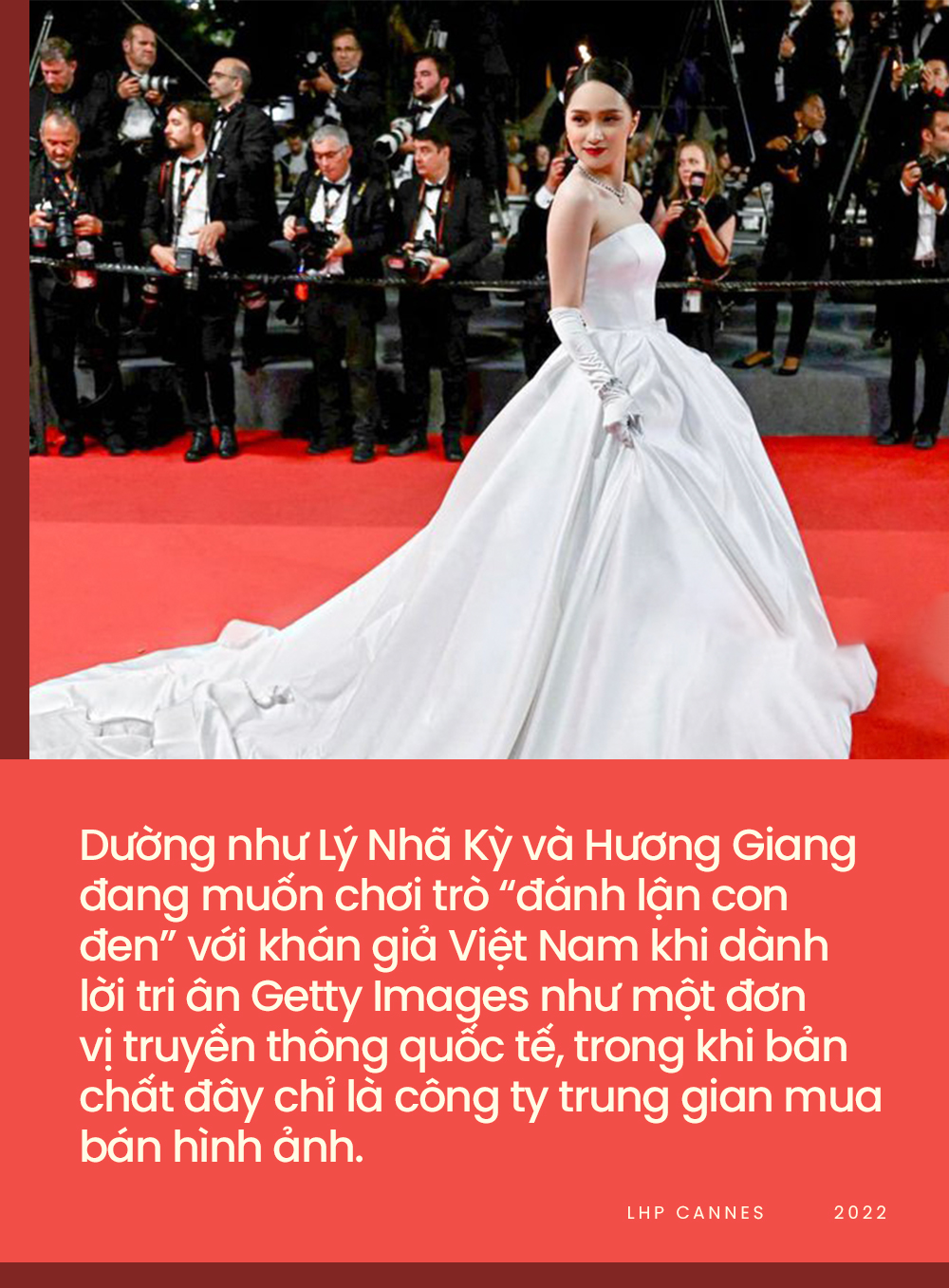 A few seconds of Ly Nha Ky, Huong Giang on the red carpet and the story of Cannes only needing money - Photo 3.