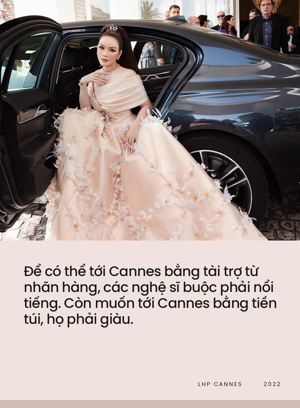 A few seconds of Ly Nha Ky, Huong Giang on the red carpet and the story of Cannes only needing money - Photo 5.