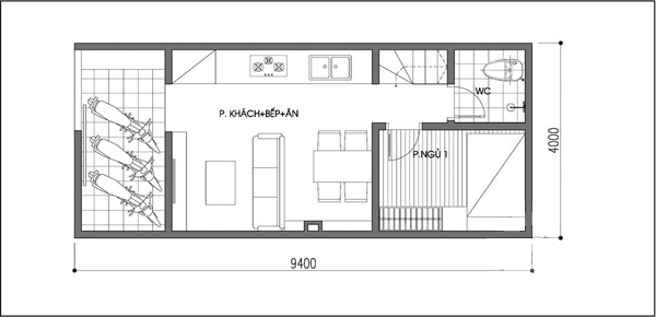 Tư vấn thiết kế nh&agrave; nhỏ đủ diện t&iacute;ch để xe cho gia đ&igrave;nh 3 thế hệ - Ảnh 1.