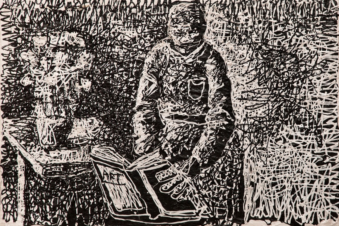 Họa sĩ Nam Phi vẽ tranh từ r&aacute;c thải nhựa, kết quả l&agrave; những t&aacute;c phẩm kinh ngạc đến mức kh&oacute; tin - Ảnh 11.