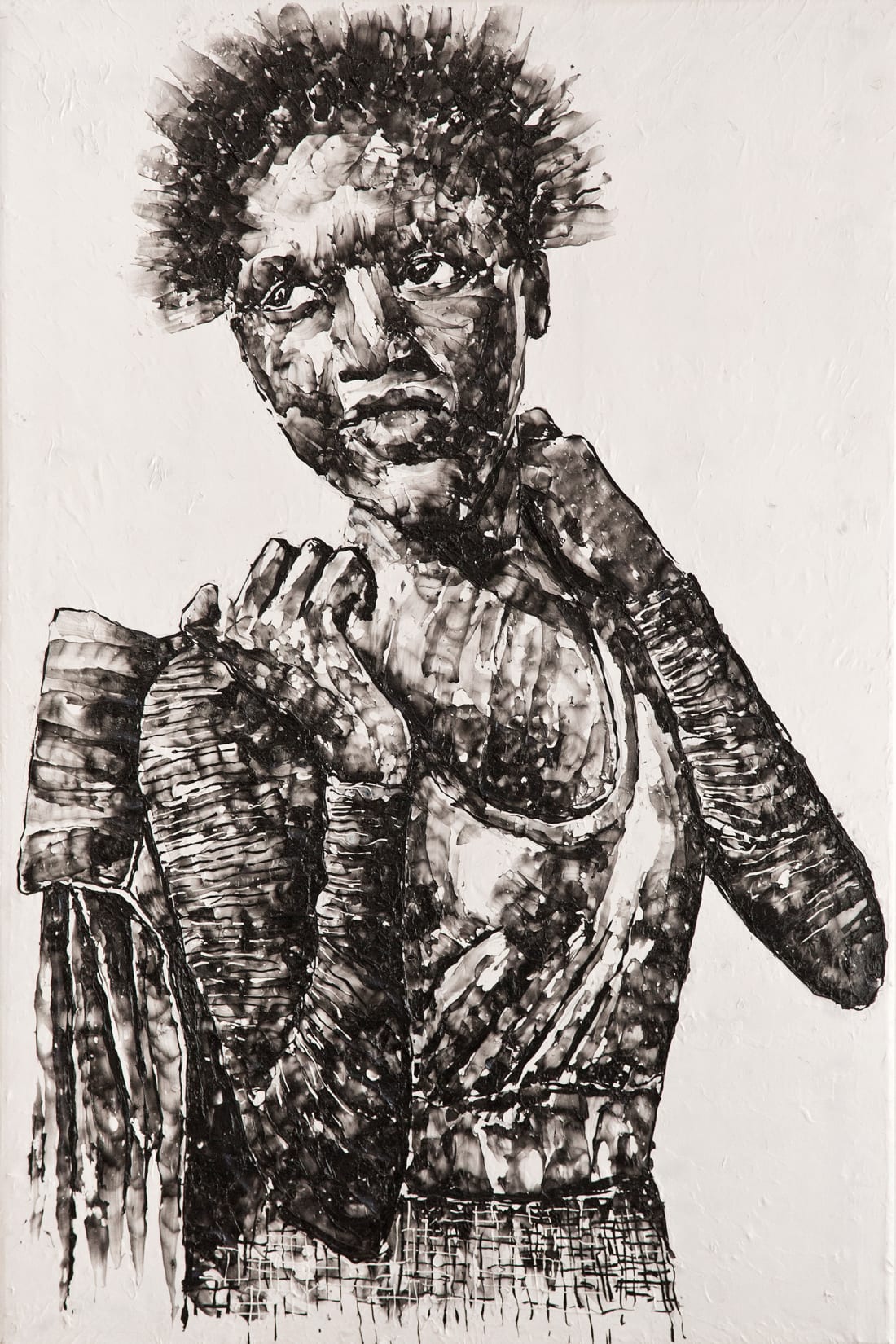 Họa sĩ Nam Phi vẽ tranh từ r&aacute;c thải nhựa, kết quả l&agrave; những t&aacute;c phẩm kinh ngạc đến mức kh&oacute; tin - Ảnh 2.