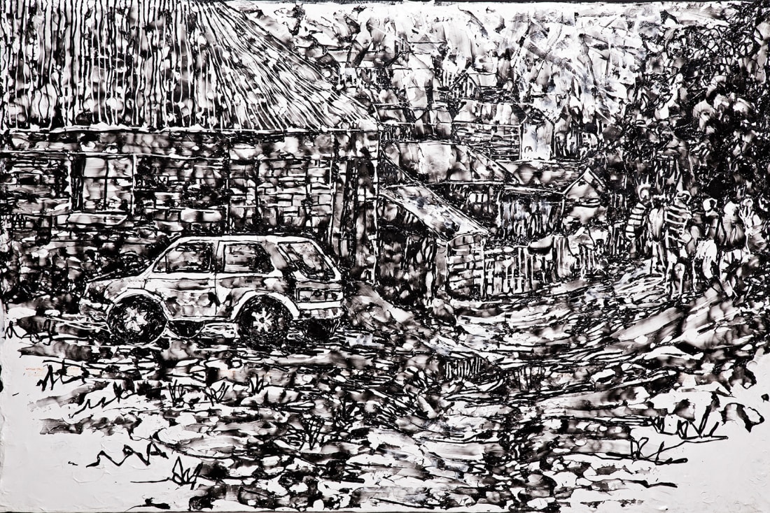 Họa sĩ Nam Phi vẽ tranh từ r&aacute;c thải nhựa, kết quả l&agrave; những t&aacute;c phẩm kinh ngạc đến mức kh&oacute; tin - Ảnh 6.