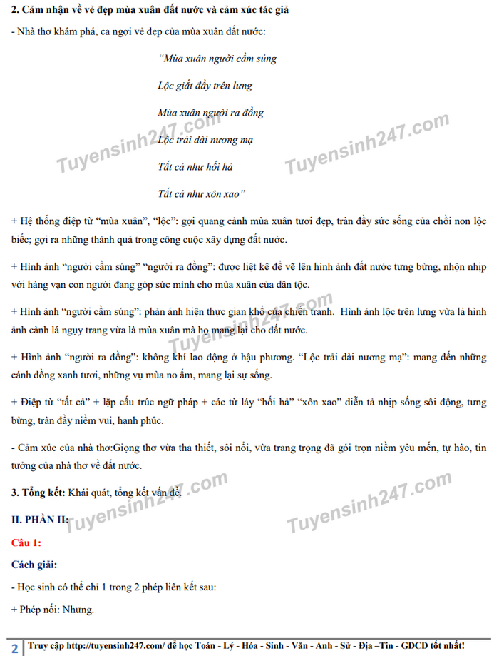 Đáp án môn Ngữ văn kỳ thi tuyển sinh vào lớp 10 Hà Nội năm 2022 - Ảnh 3. Đáp án môn Ngữ văn kỳ thi tuyển sinh vào lớp 10 Hà Nội năm 2022 - Ảnh 3.