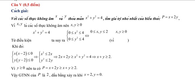 Gợi ý giải đề thi môn Toán lớp 10 Hà Nội - Ảnh 7.