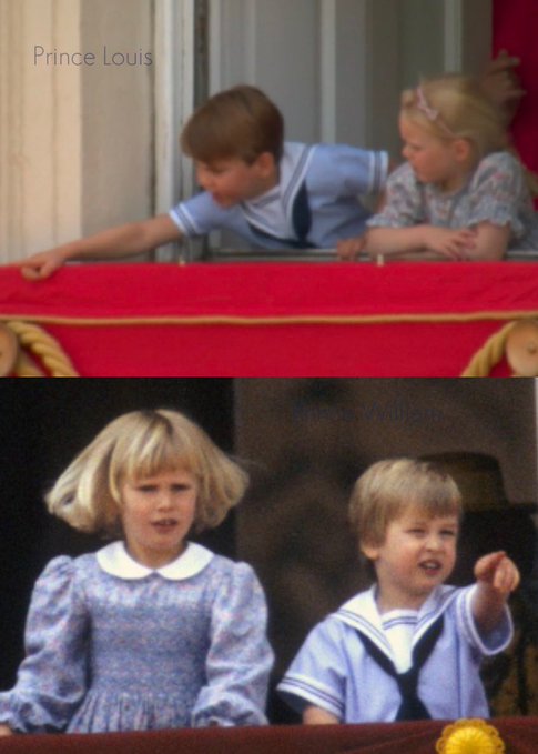 Prince Louis had an adorable moment at the Platinum Parade, a true replica of his dad and brother George!  - Photo 5.