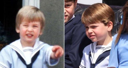 Prince Louis had an adorable moment at the Platinum Parade, a true replica of his dad and brother George!  - Photo 6.