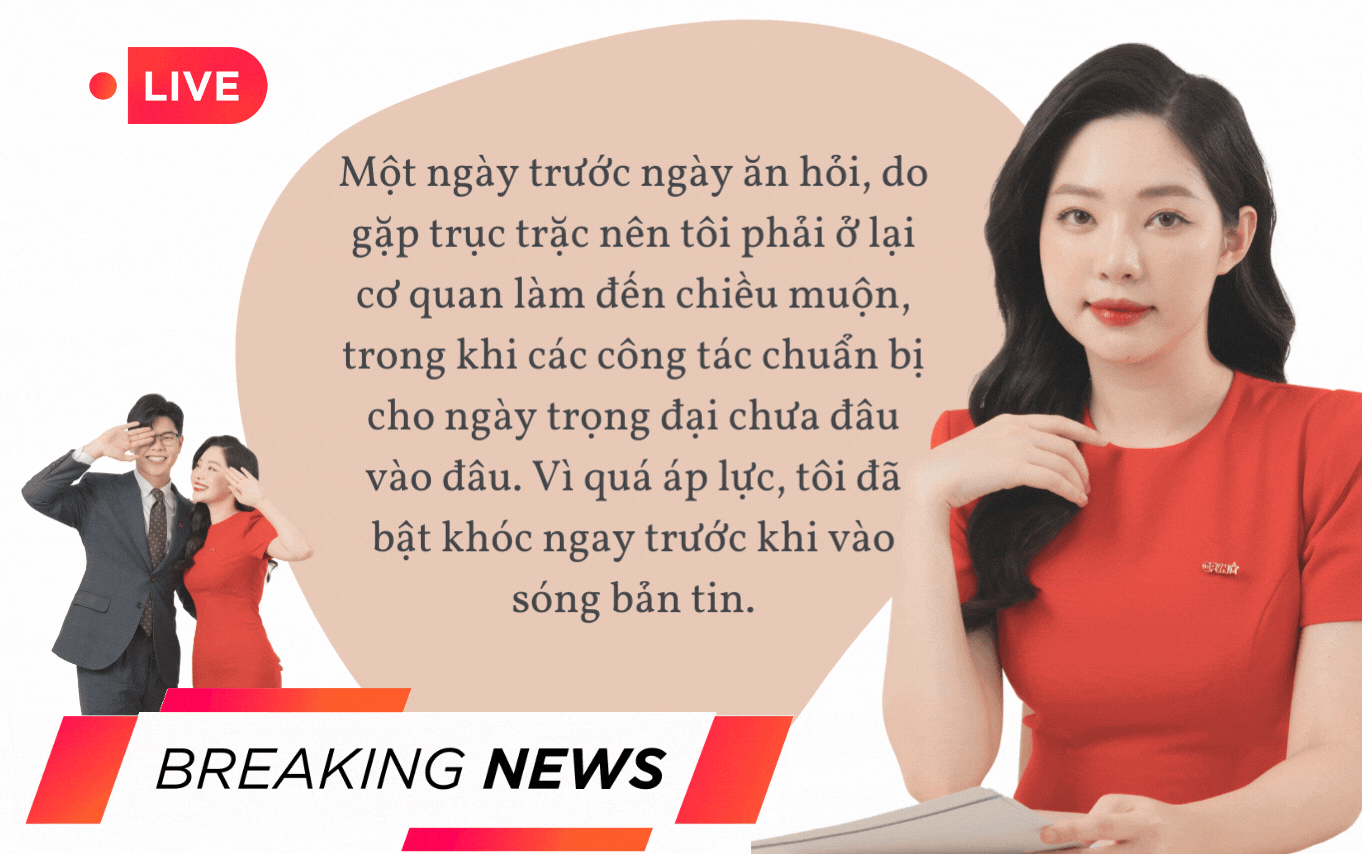 Gặp gỡ Gia đ&igrave;nh truyền h&igrave;nh hot nhất TikTok: Ch&agrave;ng l&agrave; BTV VTV, n&agrave;ng l&agrave; MC k&ecirc;nh Quốc Ph&ograve;ng - Ảnh 4.