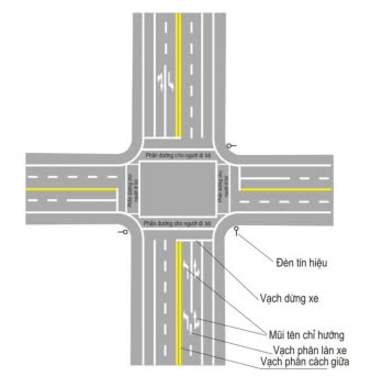 Hà Nội nắng nóng gần 40 độ, nhiều người tranh thủ núp dưới bóng cây lúc chờ đèn đỏ mà không biết có thể bị phạt - Ảnh 2.