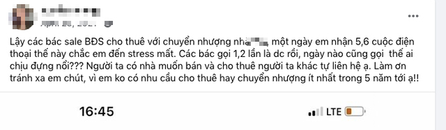 Điên đầu, trầm cảm với hàng chục cuộc gọi mỗi ngày của môi giới, nhà bán 5 năm vẫn còn bị hỏi “có bán, cho thuê không” - Ảnh 3.