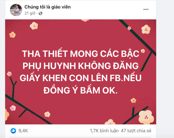 Có nên khoe giấy khen lên mạng xã hội? - Ảnh 1.