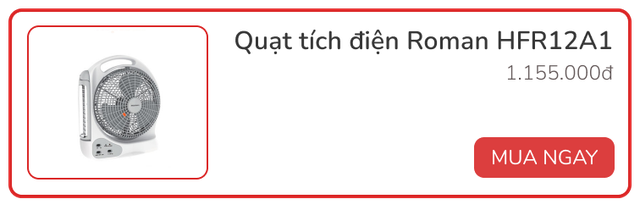 Sắm ngay quạt tích điện giá từ 300k phòng khi hè nóng mà mất điện liên tục - Ảnh 6.