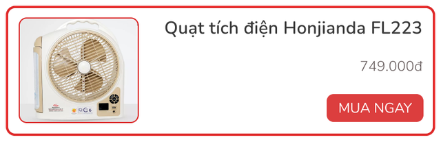 Sắm ngay quạt tích điện giá từ 300k phòng khi hè nóng mà mất điện liên tục - Ảnh 4.