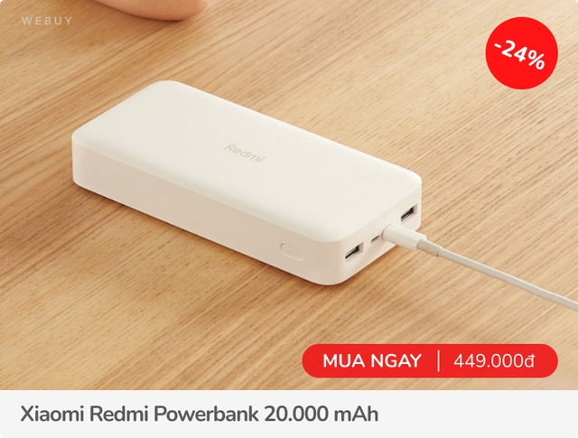 Đi du lịch mà bạn bè hay quên sạc, sắm ngay pin dự phòng 20.000 mAh đa cổng giá từ 219k này - Ảnh 3.