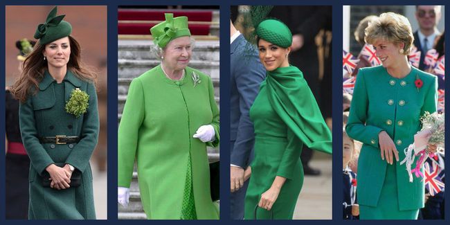 The real reason behind the British Queen's confident green color in the most important events - Photo 8. The real reason behind the British Queen's confident green color in the most important events - Photo 8.