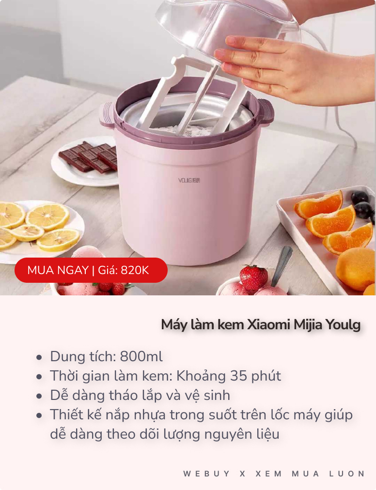 In hot summer, make your own cool stuff like outside with a series of smart kitchenware priced from only 599K - Photo 5.
