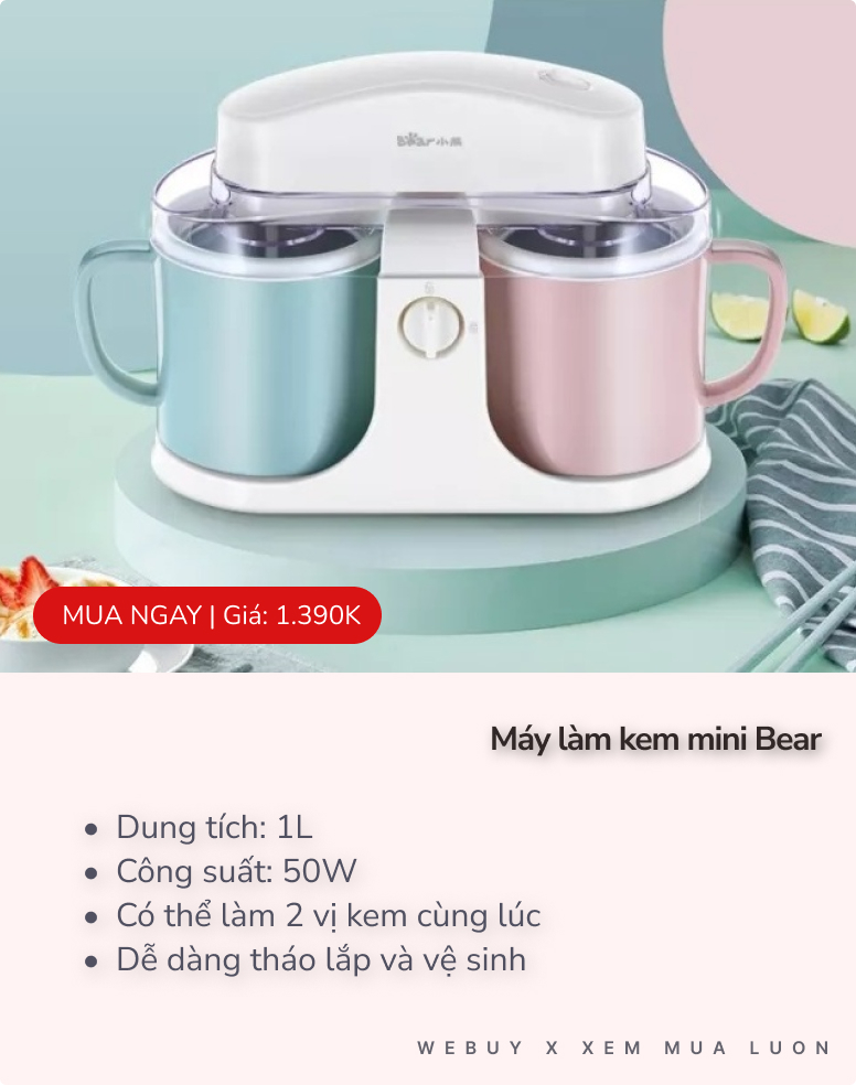 Hot summer make your own cool stuff like outside with a series of smart kitchenware priced from only 599K - Photo 6.