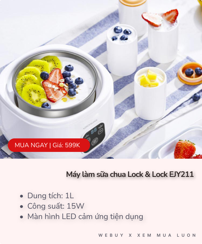In the hot summer, make your own cool stuff like outside with a series of smart kitchenware priced from only 599K - Photo 7.