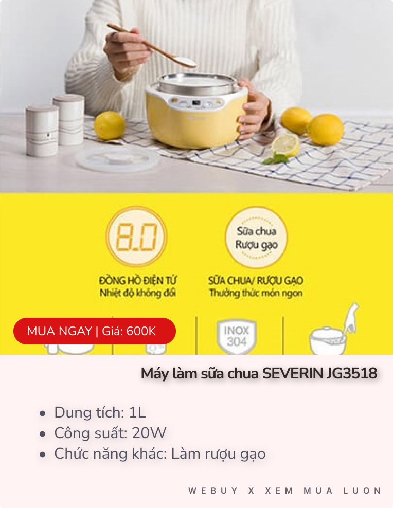 In the hot summer, make your own cool stuff like outside with a series of smart kitchenware priced from only 599K - Photo 9.