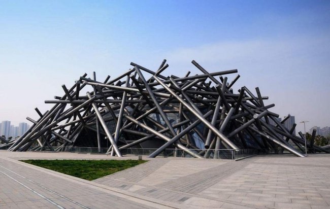 Công trình xấu nhất Trung Quốc: Được ví là phiên bản lỗi của sân vận động Tổ chim Bắc Kinh, vẻ đẹp nghệ thuật ít ai hiểu nổi - Ảnh 4.