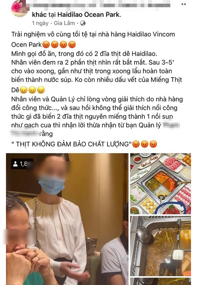 Thực khách trong vụ thịt dê tan biến của Haidilao lên tiếng: Đã từng ăn vài lần tại cơ sở này, muốn sự việc kết thúc tại đây - Ảnh 2.