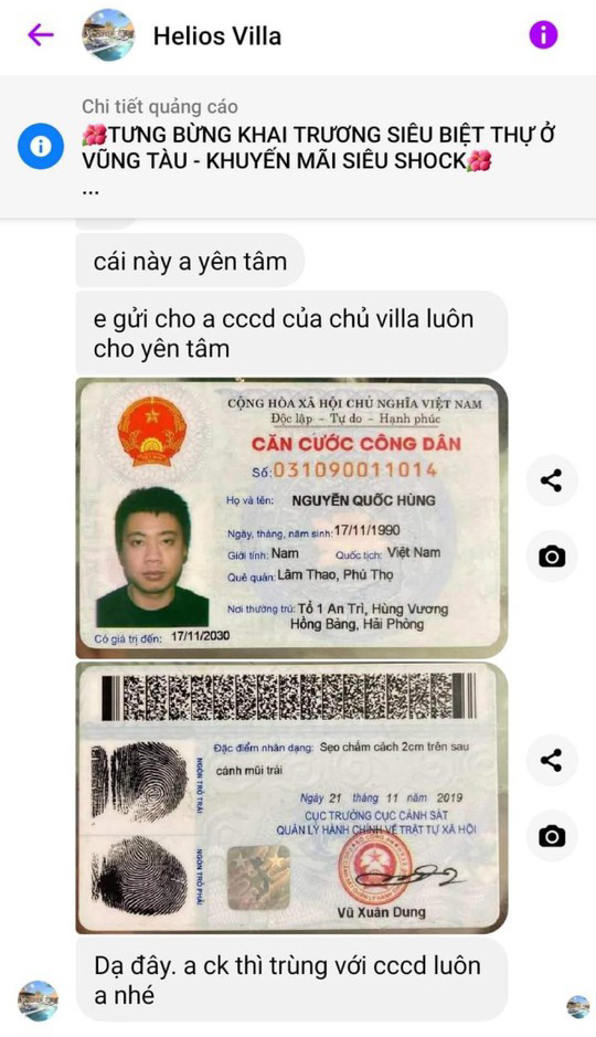 Công an vào cuộc vụ lừa đảo biệt thự ma Helios Villa Vũng Tàu - Ảnh 1.