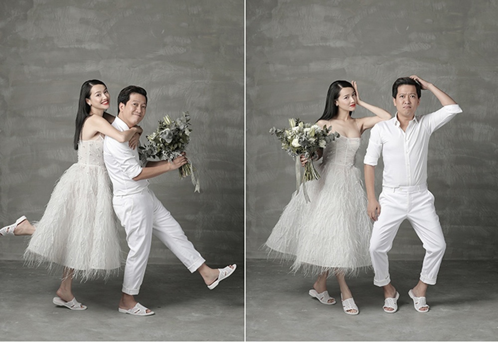 Ảnh cưới của sao Việt: Trường Giang mang dép tổ ong, Phạm Hương - Minh Hằng có 1 điểm chung - Ảnh 3. Ảnh cưới của sao Việt: Trường Giang mang dép tổ ong, Phạm Hương - Minh Hằng có 1 điểm chung - Ảnh 3.