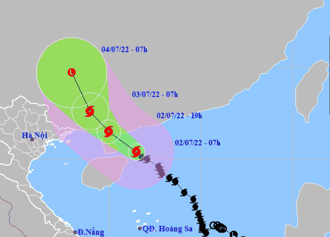  Bão số 1 giật cấp 15 gây mưa rất to ở Đông Bắc Bộ  - Ảnh 1.