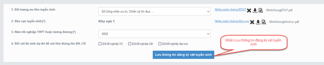 Chi tiết cách đăng ký xét tuyển đại học trên hệ thống - Ảnh 13.