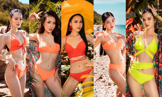 Sắc vóc nóng bỏng của top 5 đề cử Người đẹp biển tại Miss World Vietnam 2022 - Ảnh 1.