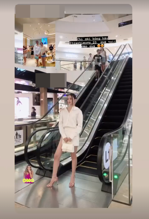 Sắc vóc Hoa hậu Tiểu Vy qua camera thường của người qua đường - Ảnh 2.